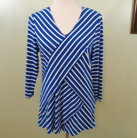 Chico's Tops - Chico's draped tunic top blouse sz 0 4 *J